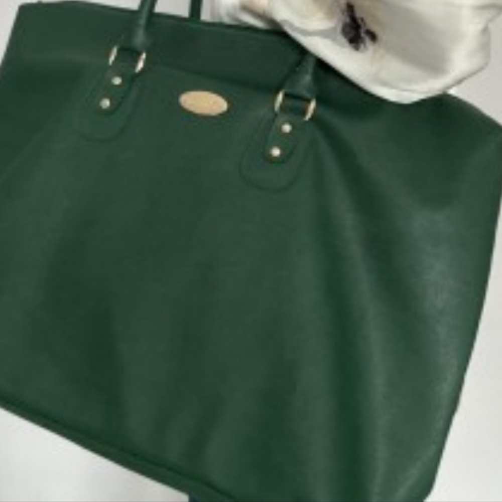 Vintage Christian Dior Green Oversized Shoulder Bag/Purse, - Picture 7 of 7